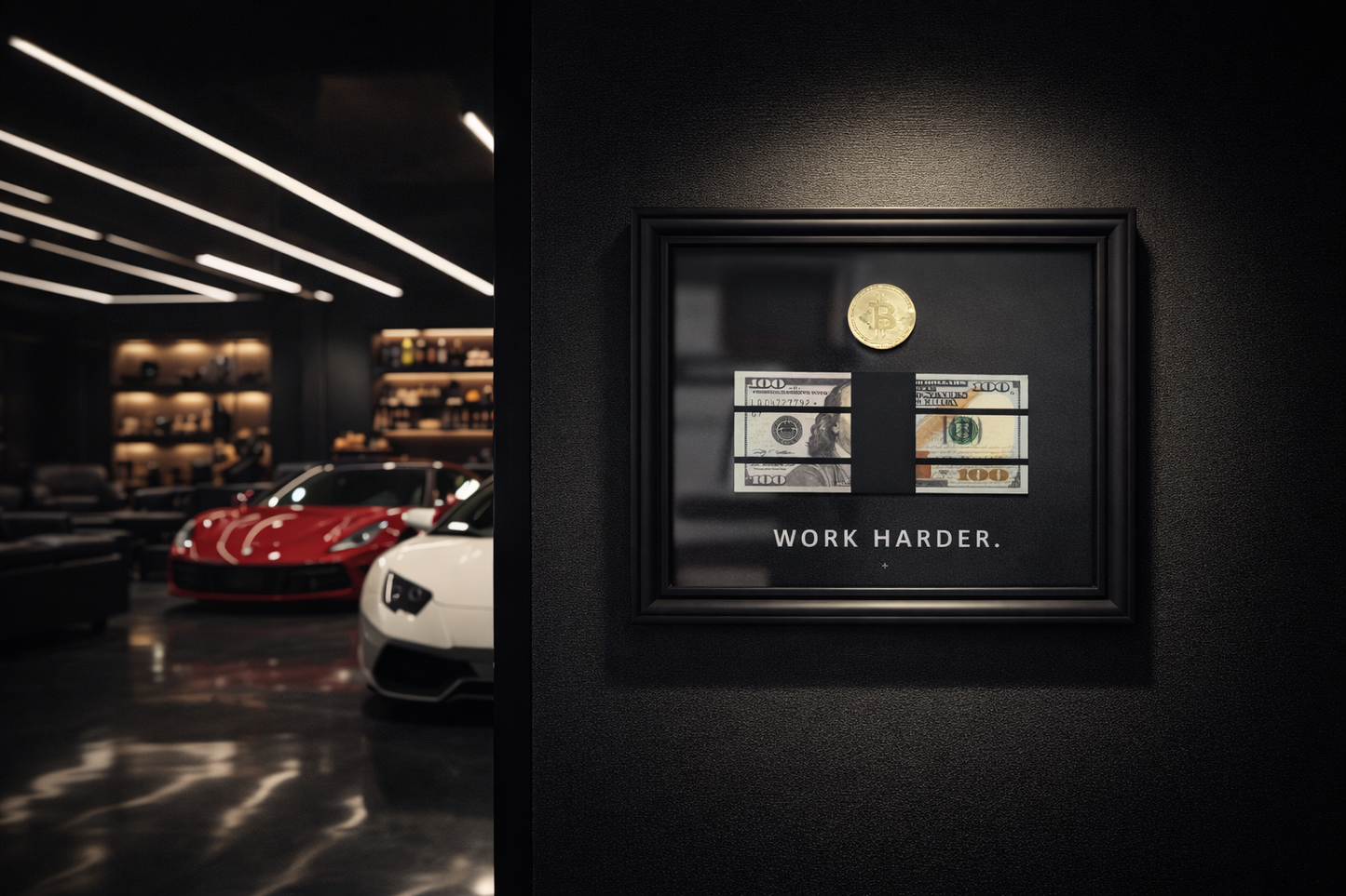 WORK HARDER FRAME